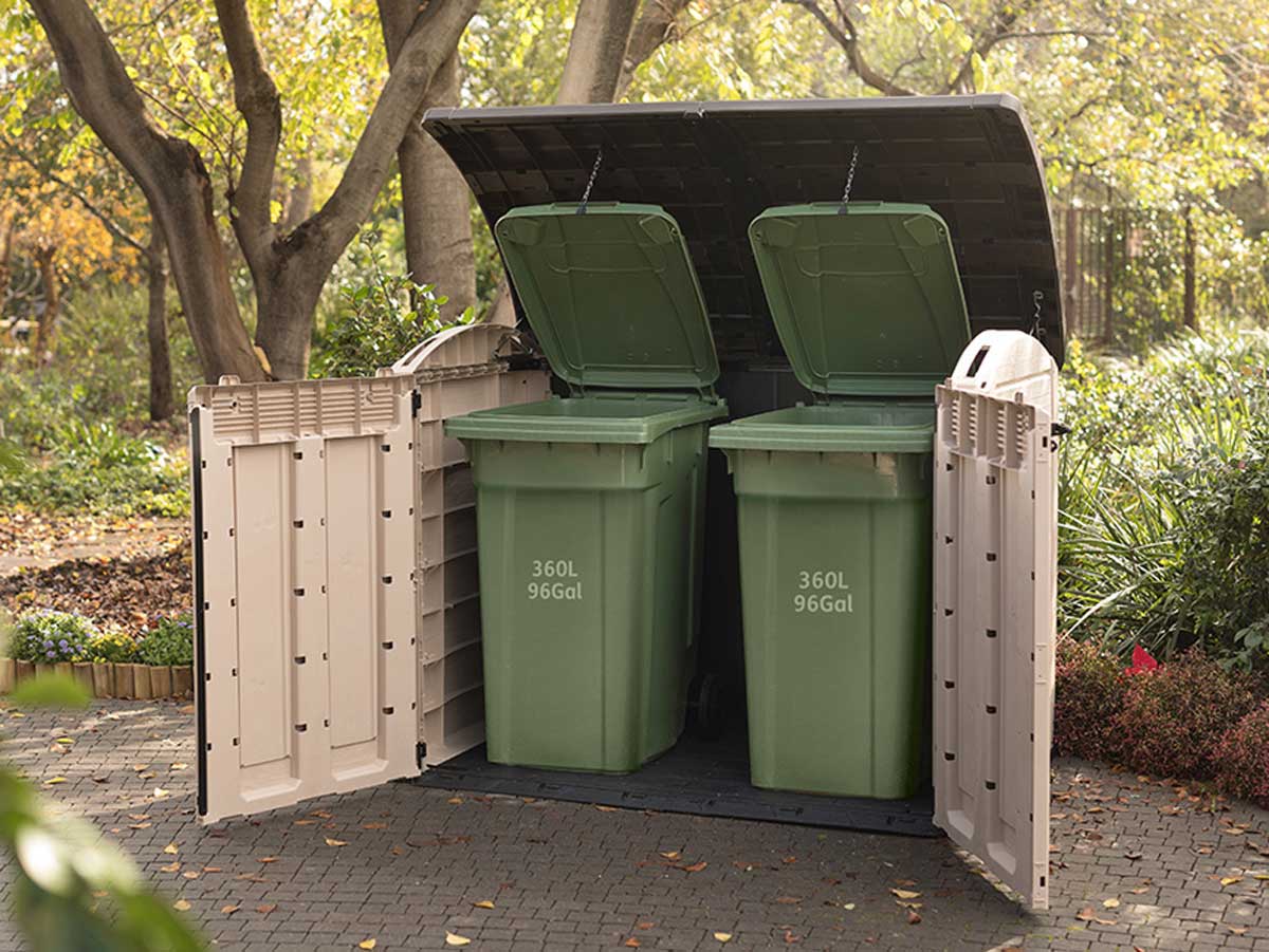 Porta attrezzi da esterno, Salice Ultra, capacità 2000L