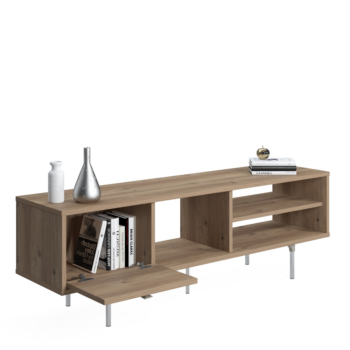 Mobile Tv Ankara rovere, una ribalta e un ripiano