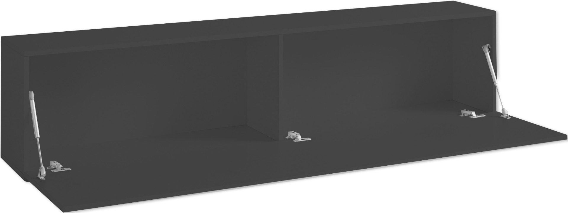 Base TV anta a ribalta, finitura Antracite 
