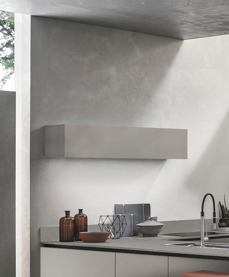 Ribalta per cucina sospesa, Ardesia