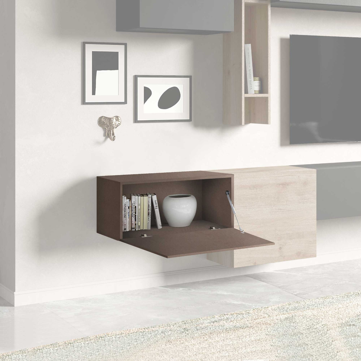 pensile vasistas bronzo