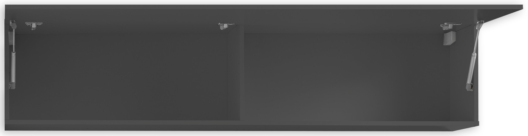 Pensile sospeso 100% Made in Italy, finitura Antracite 