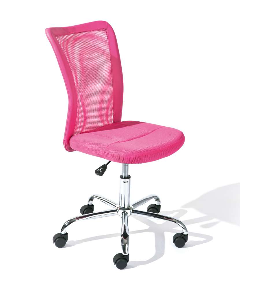 SEDIA UFFICIO C/RUOTE, REGOLABILE IN ALTEZZA.