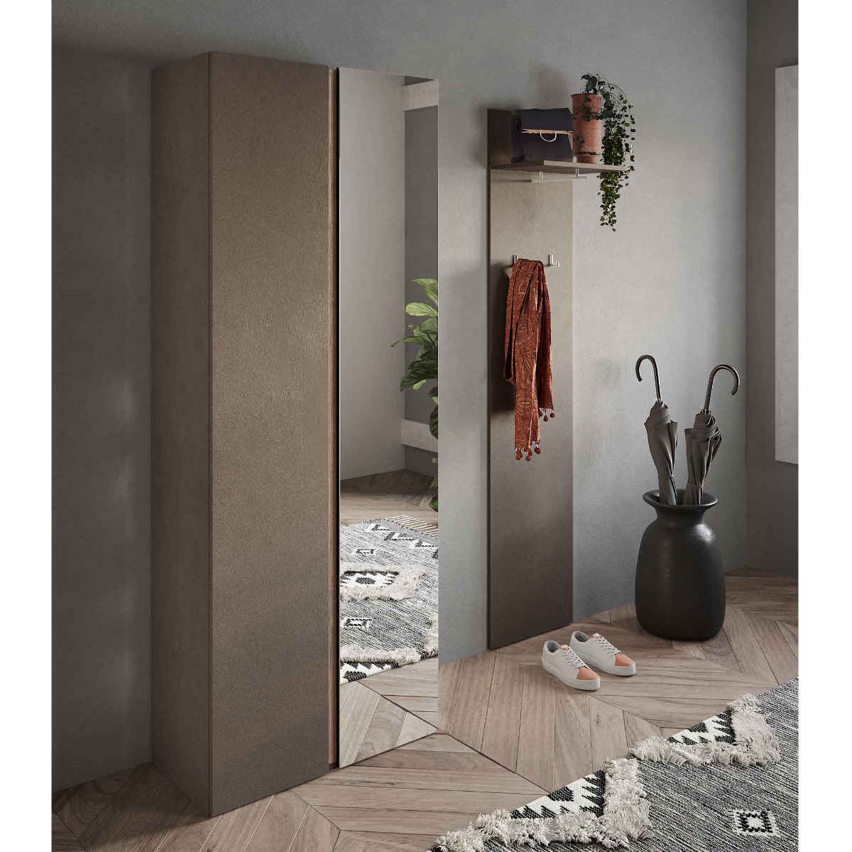 Scarpiera moderna due ante in offerta