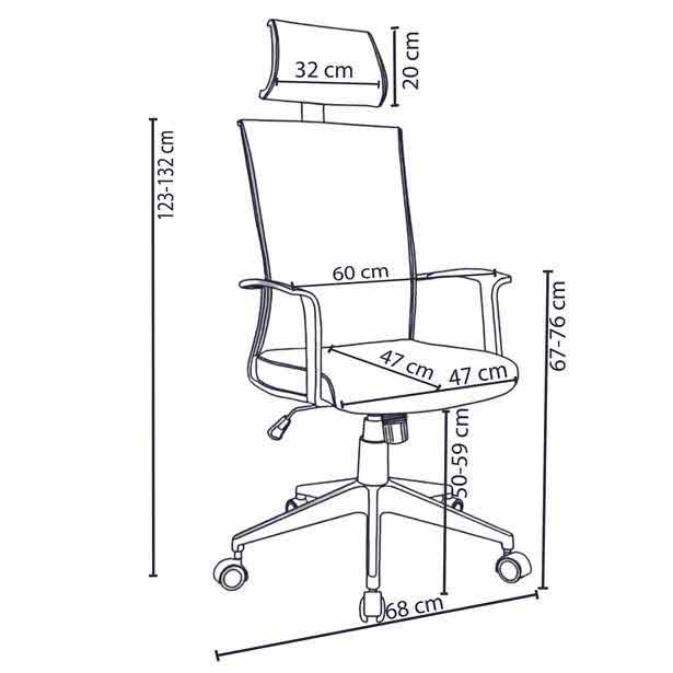 Poltrona da ufficio moderna, direzionale