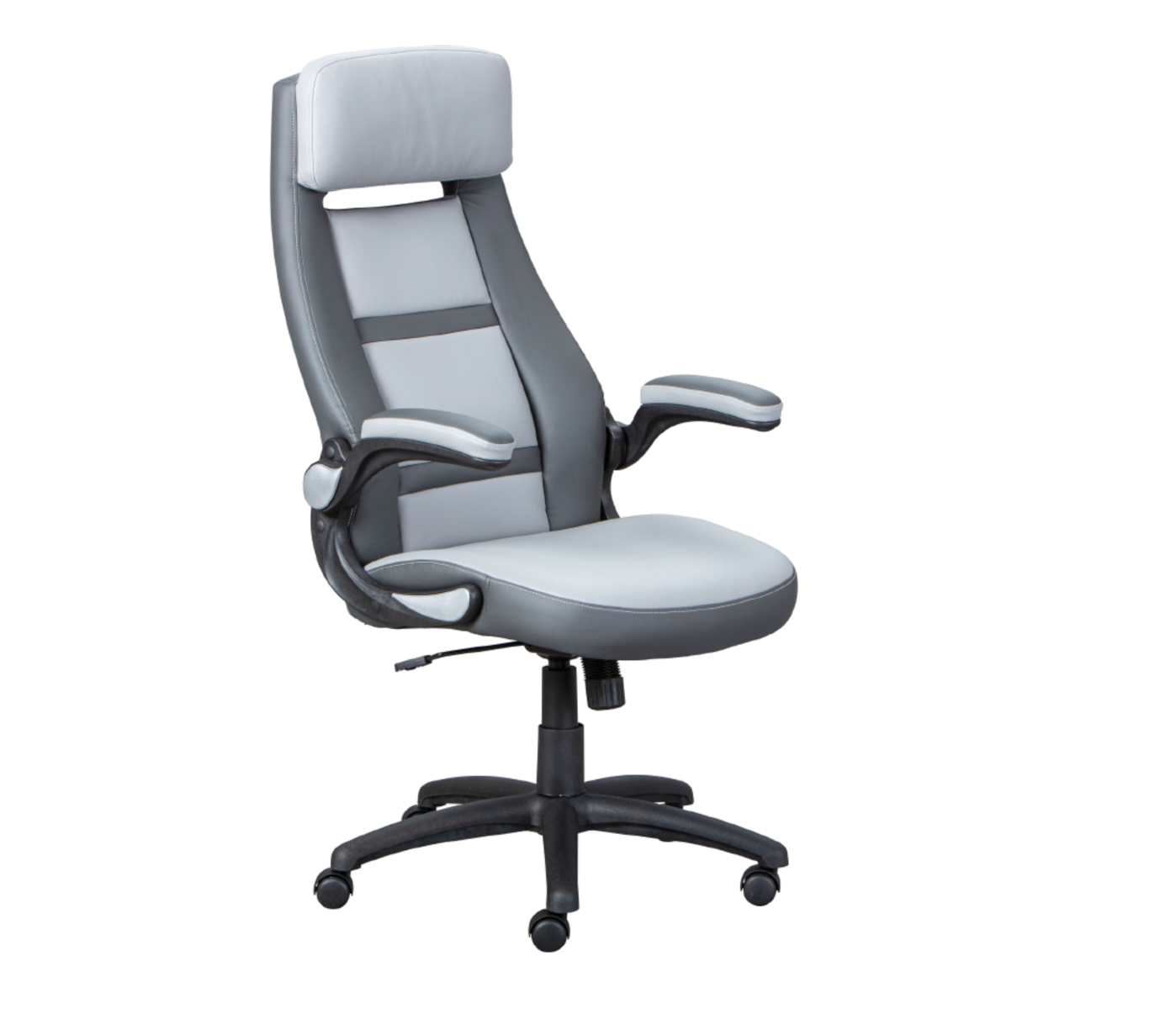 Pratico Poltrona da ufficio con ruote, colore grigio