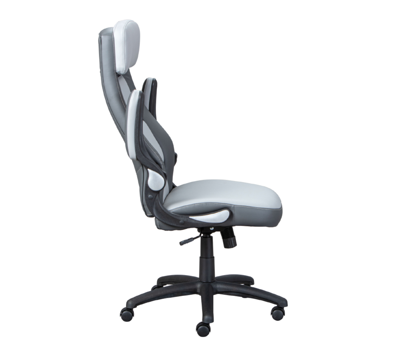 Pratico Poltrona da ufficio con ruote, colore grigio