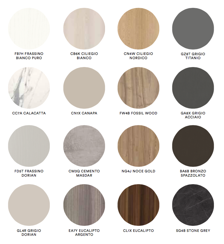 Tavolo moderno allungabile Kris con gambe intrecciate  in finitura Stone Grey e Grigio nero opaco