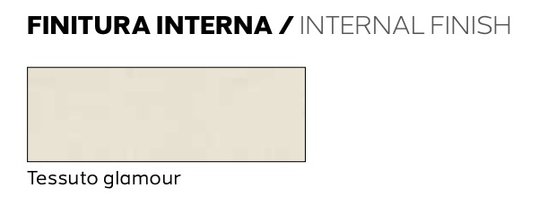 Armadio moderno finitura bianco opaco, 6 ante battenti, 2 con specchio