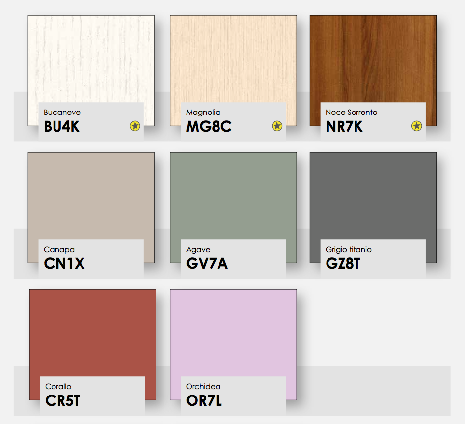 Letto matrimoniale Diana con testata retrofinita in finitura Bucaneve