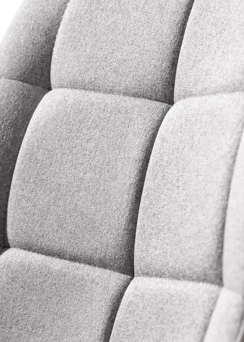 Sedie Nordik di design, colore grigio chiaro