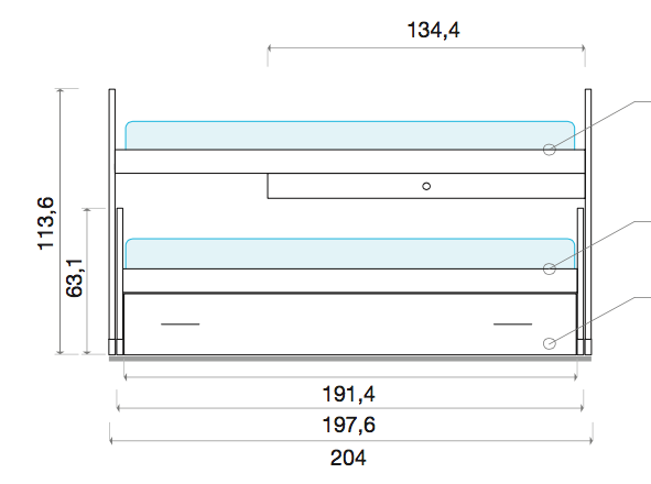 divano letto rosa antico