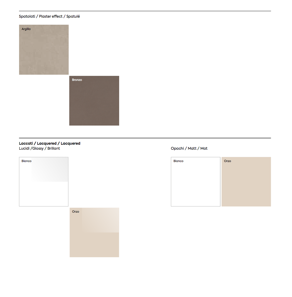 Set moderno Bali completo Orzo e Noce biondo