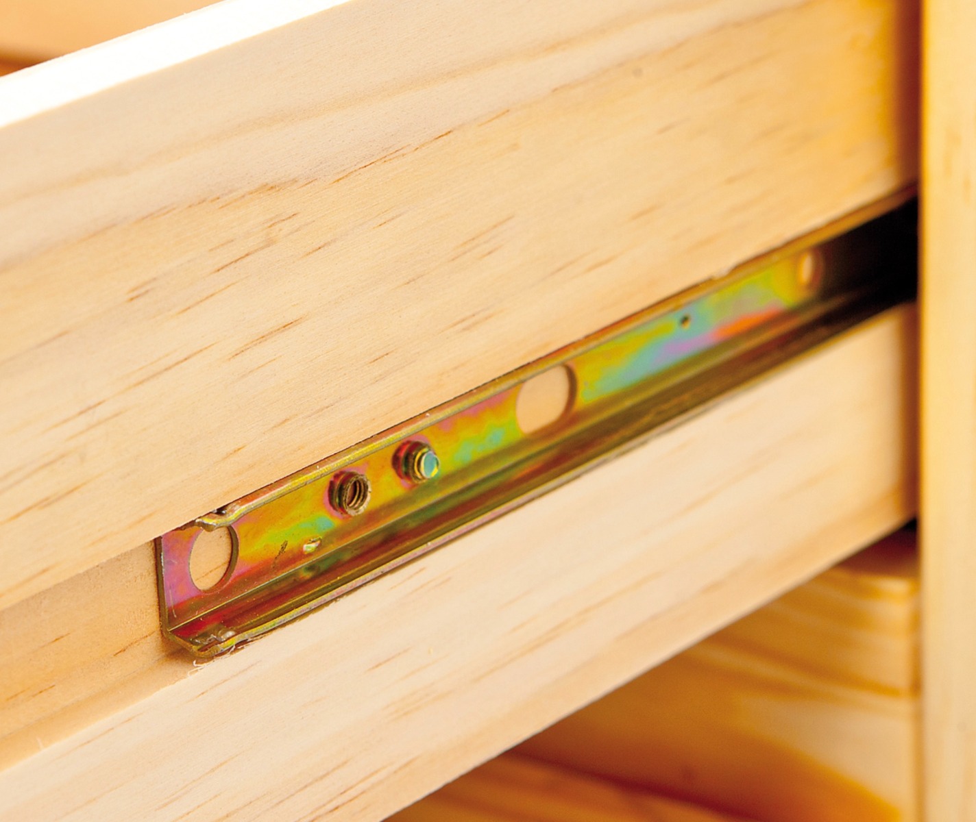 Credenza Moderna, Madia di Design, 3 Ante e 3 Cassetti, Pino