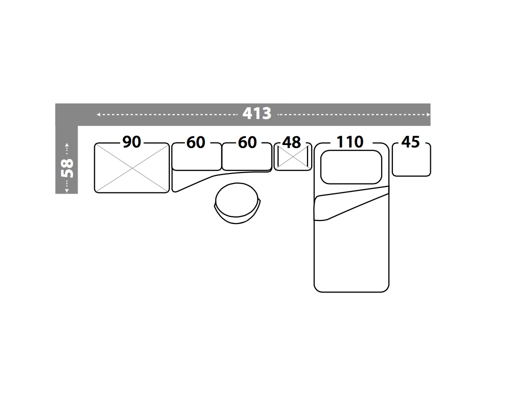 cameretta ragazzi blu reale