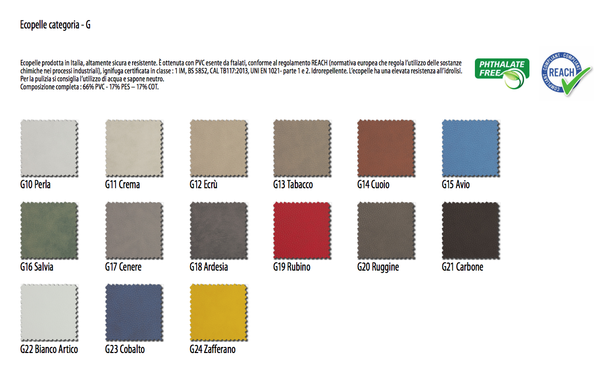 Divano letto box Lima Moretti Compact, Nebbia e Perla