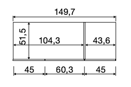 Armadio a ponte con libreria, finitura Petrolio, Bianco e Bianco altea