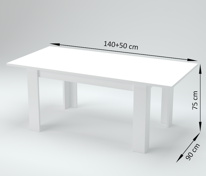 Tavolo moderno Ardesia allungabile L.140