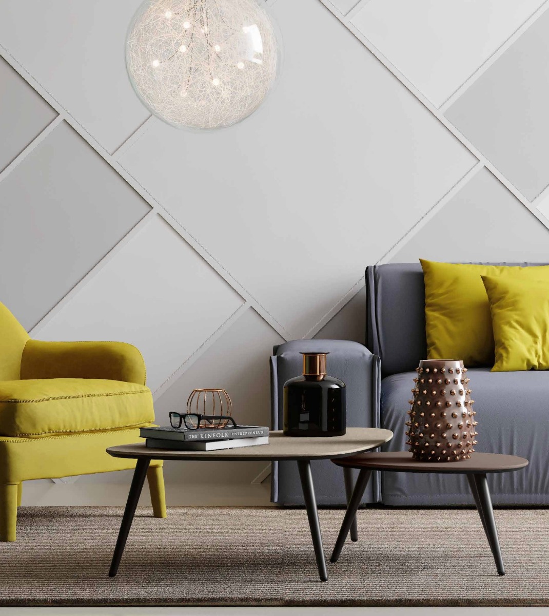 Coppia di tavolini moderni argilla e bronzo, made in Italy