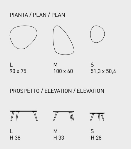 Composizione moderna di design composta da 3 tavolini argilla e bronzo, made in Italy