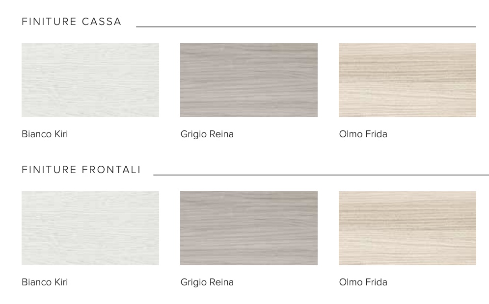 Armadio 6 ante battenti in finitura olmo frida