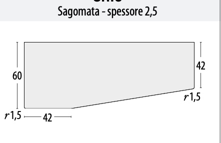 Scrivania camerette Moretti Compact, finitura Bianco luce e Mora laccato