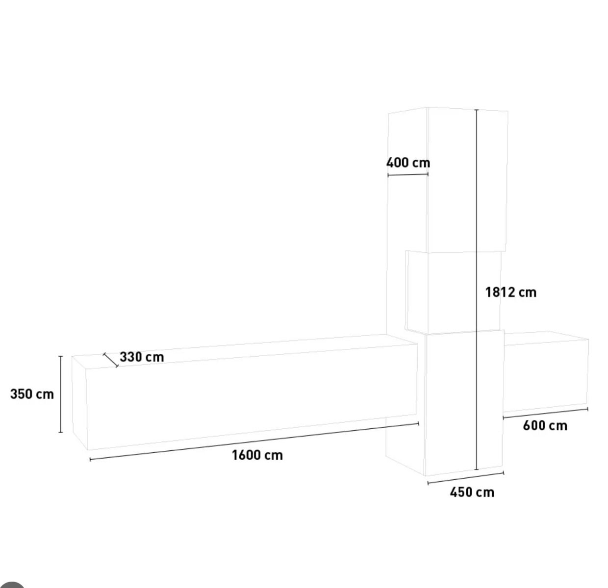 Soggiorno moderno scontato Bianco lucido e Pero