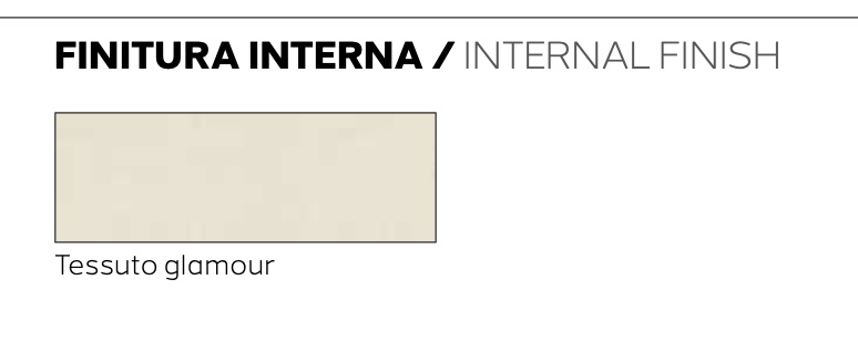 Armadio con 6 ante specchio, L. 275, design moderno