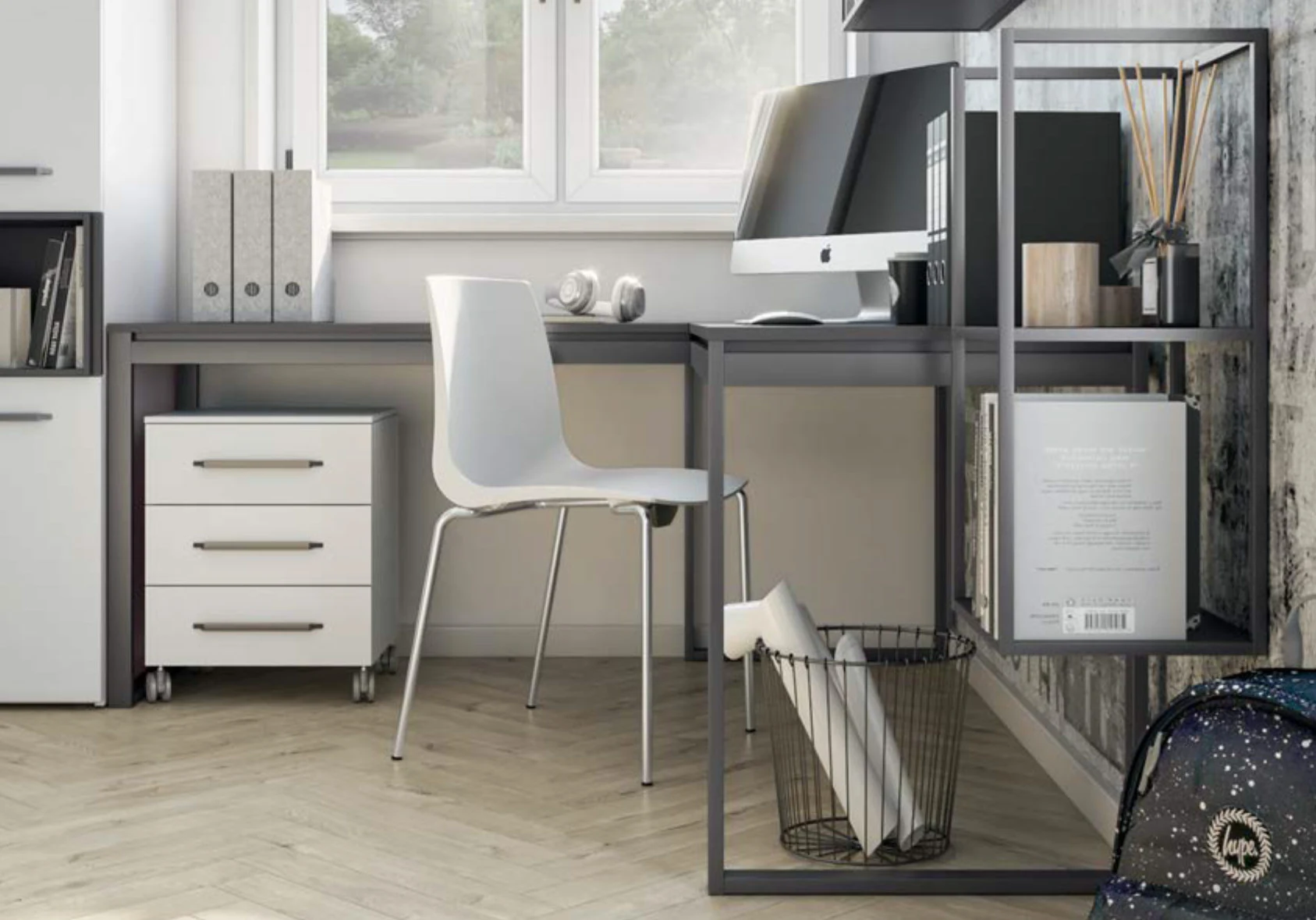 scrivania bambini angolare