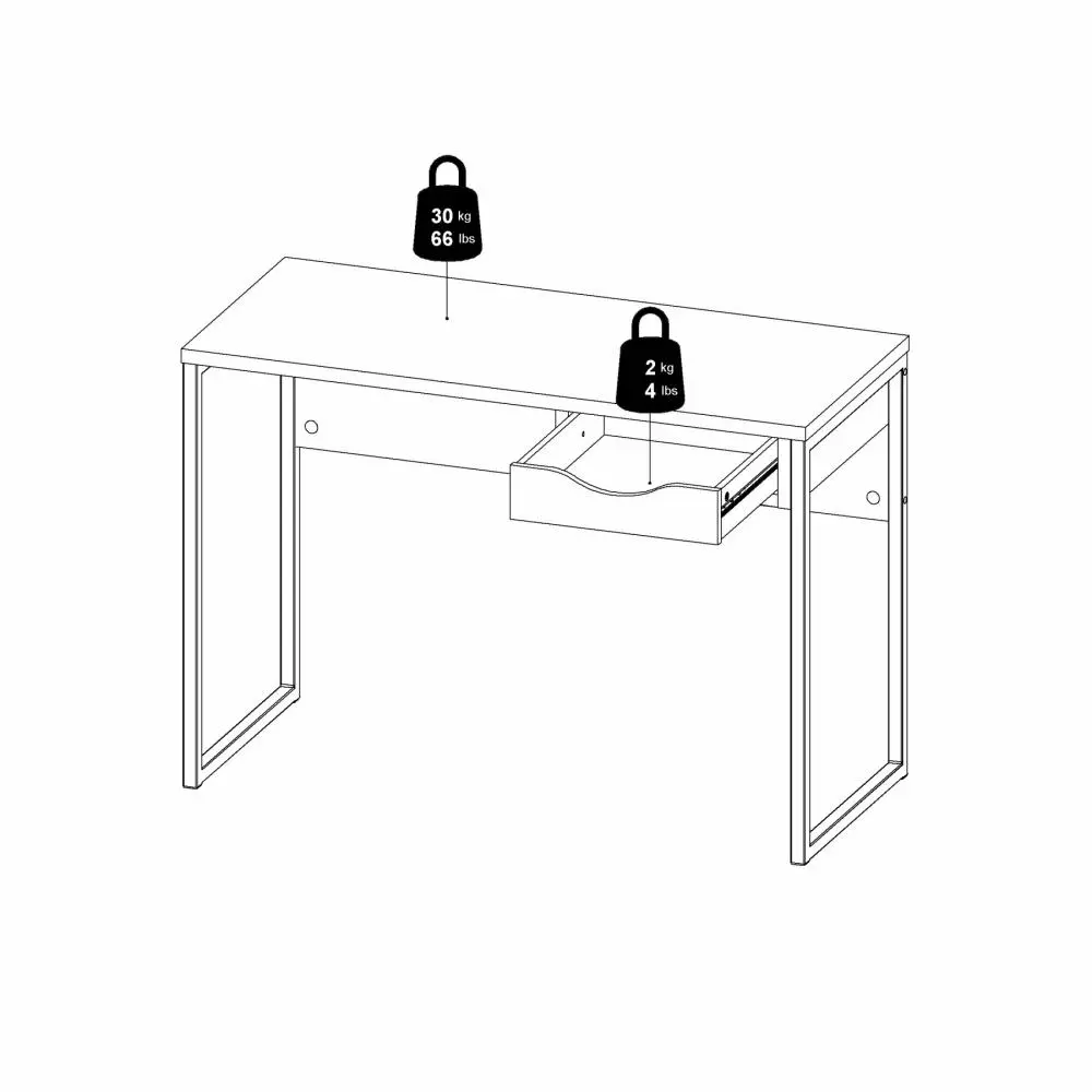 scrivania bianca opaca
