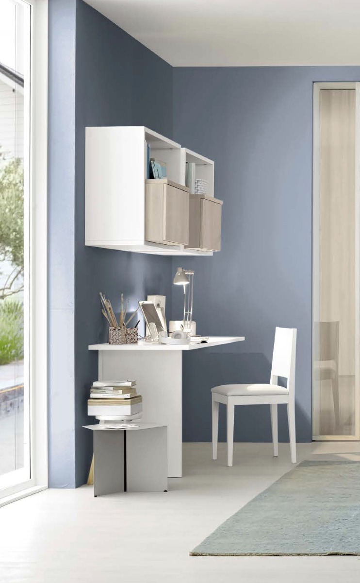 Scrivania moderna Bianca opaca per camerette