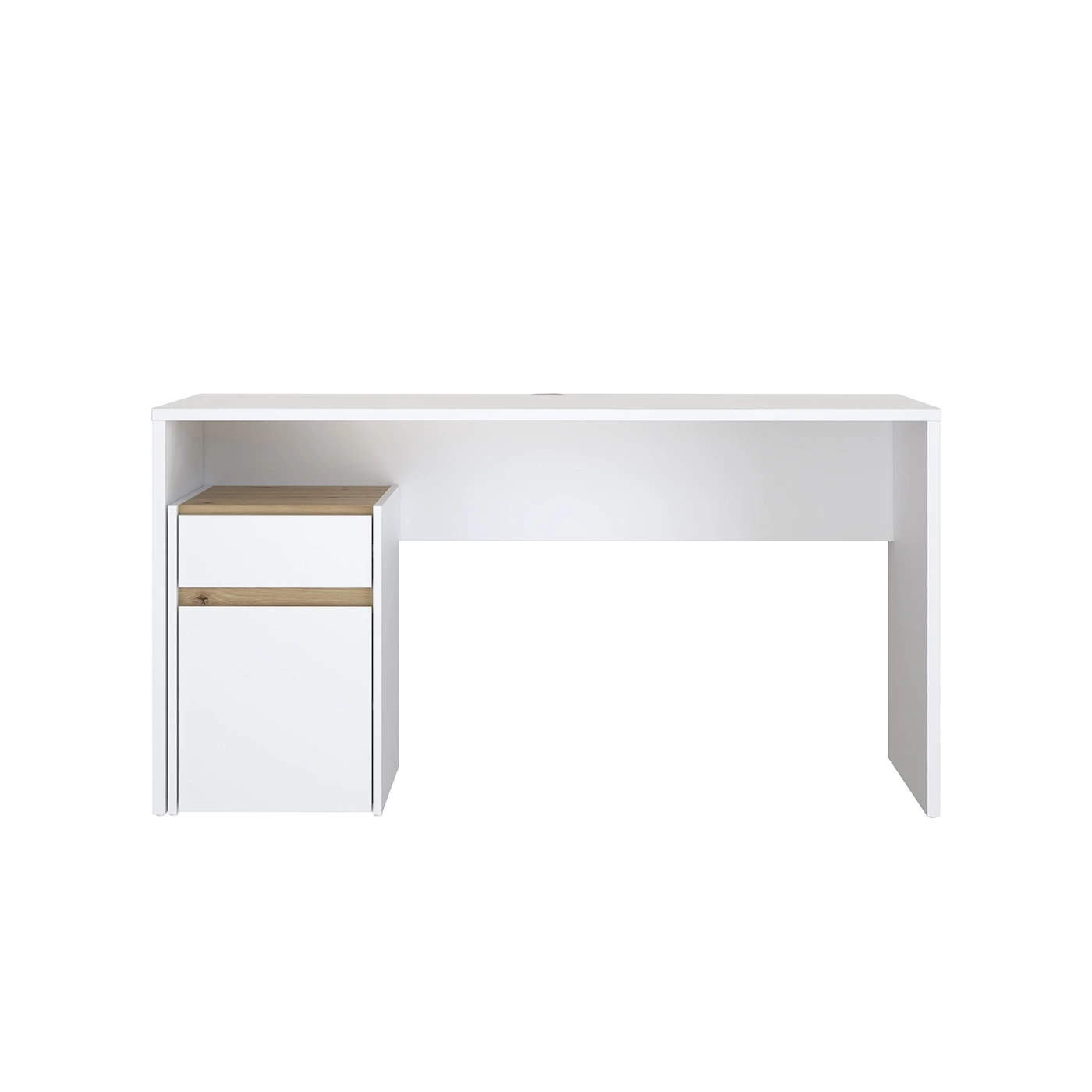 scrivania cassetti bianchi