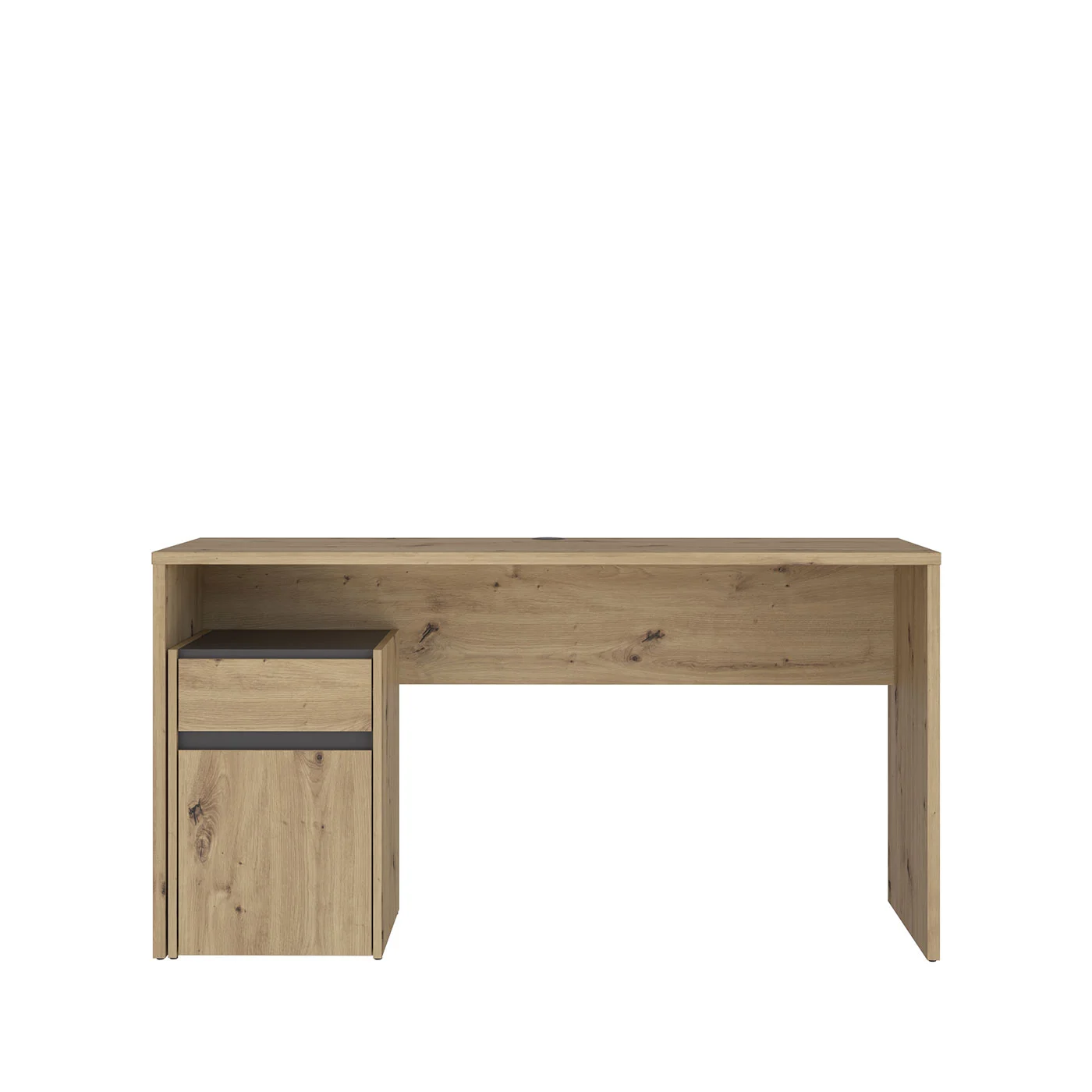 scrivania rovere con anta 