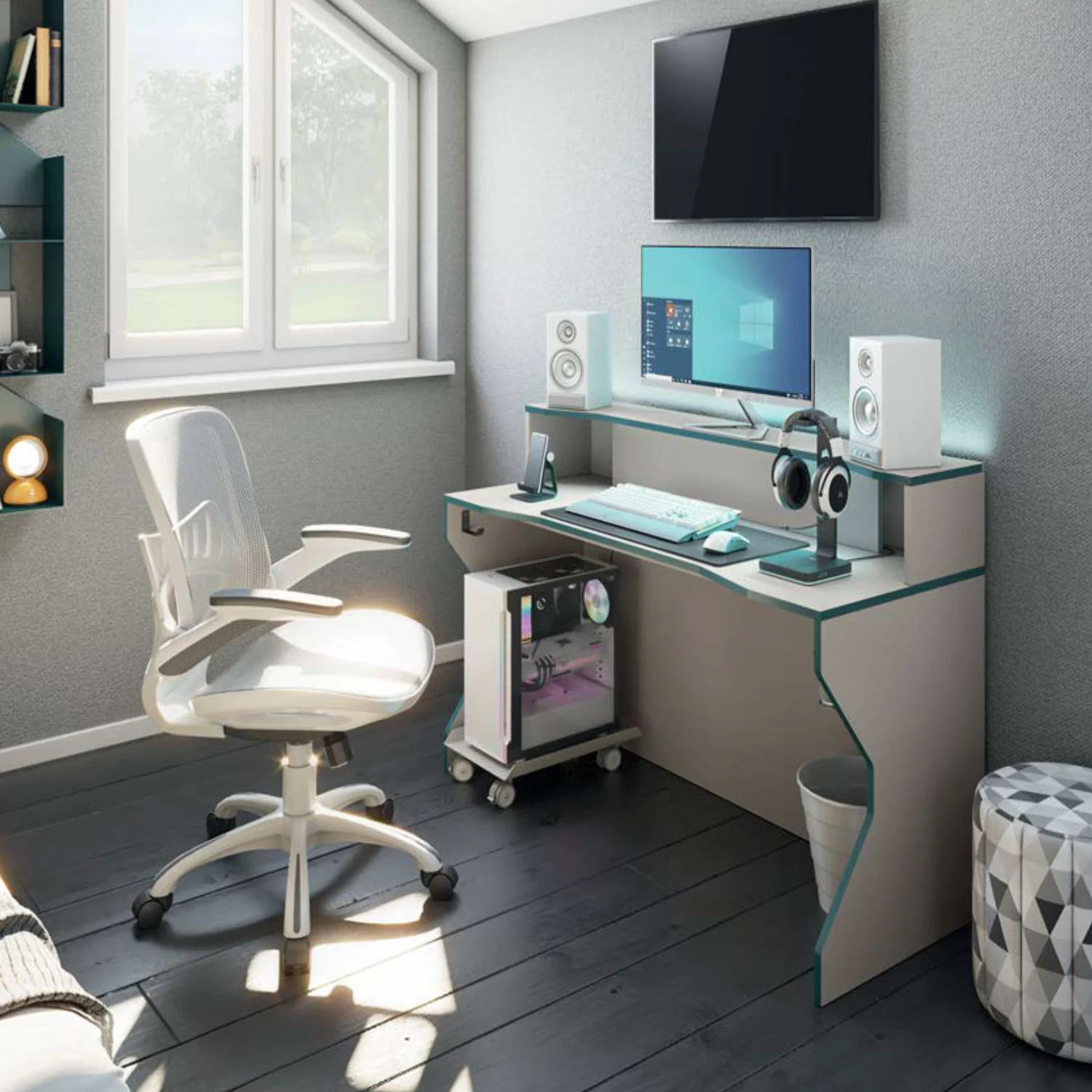 scrivania consolle gaming