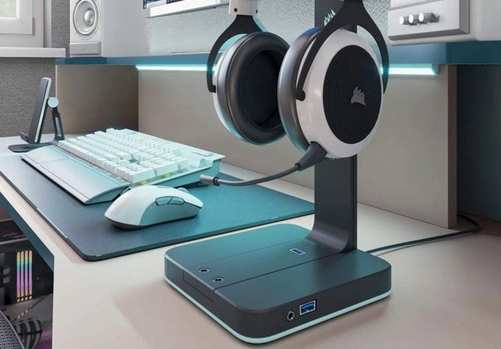 scrivania consolle gaming