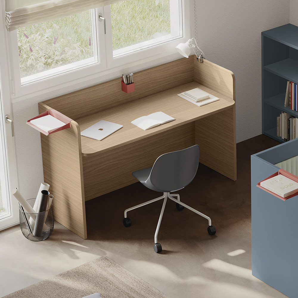 scrivania color noce