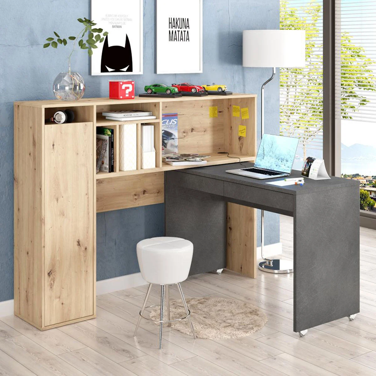 scrivania in offerta rovere