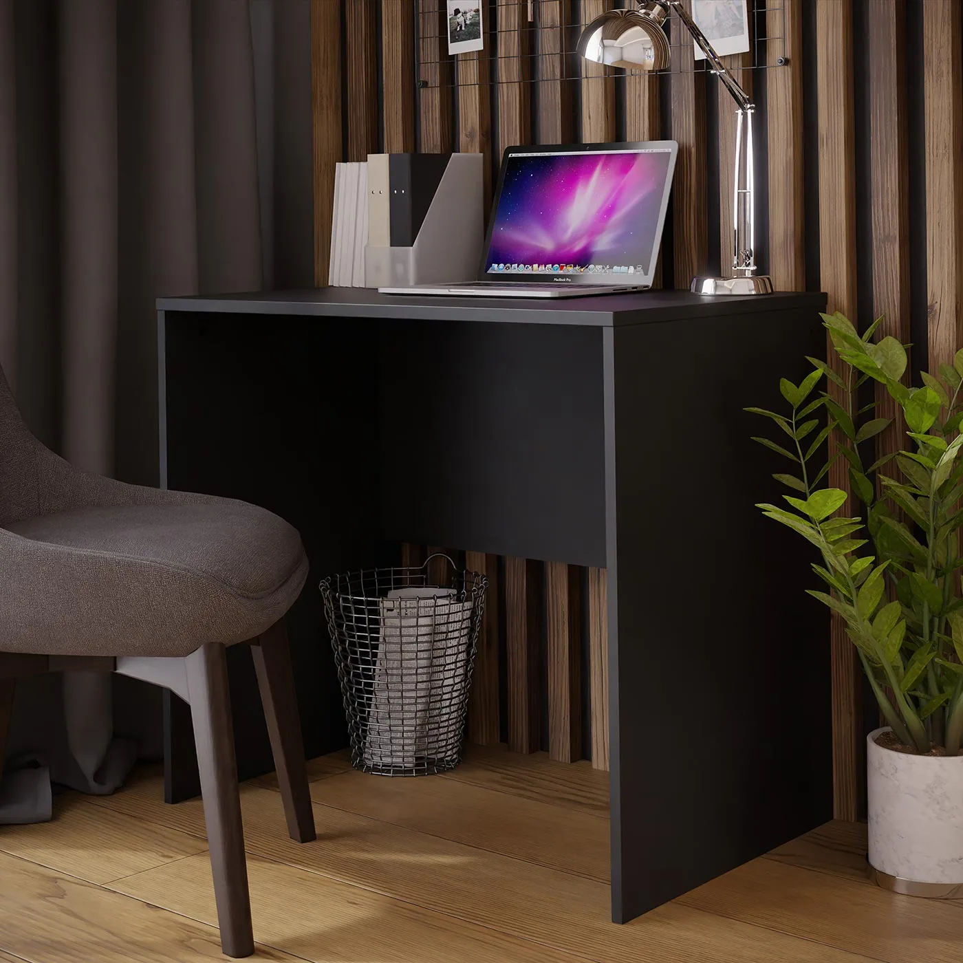 scrivania scontata nera