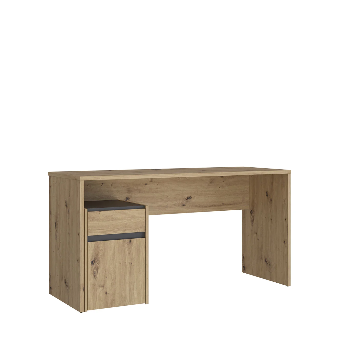 scrivania rovere con anta 