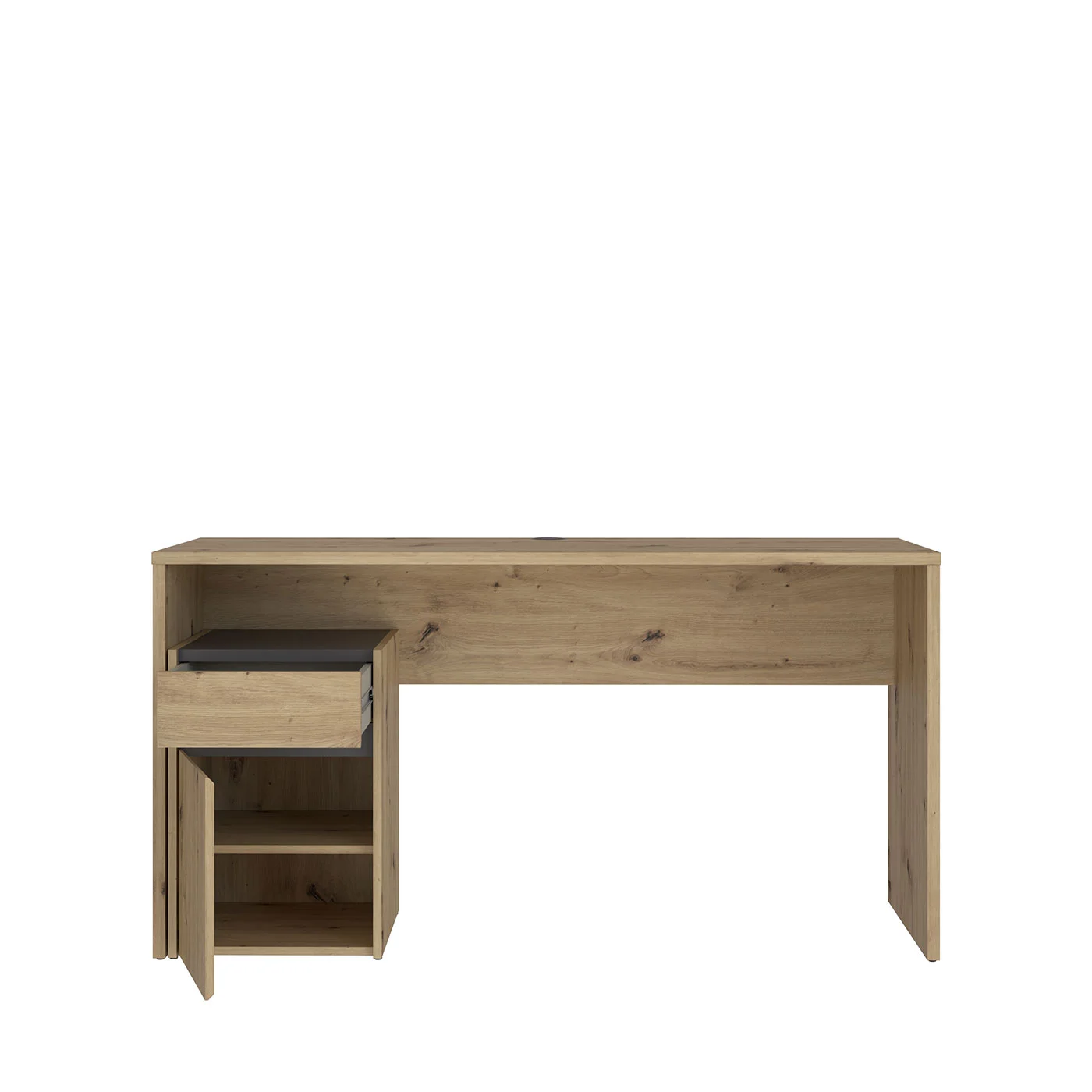 scrivania rovere con anta 