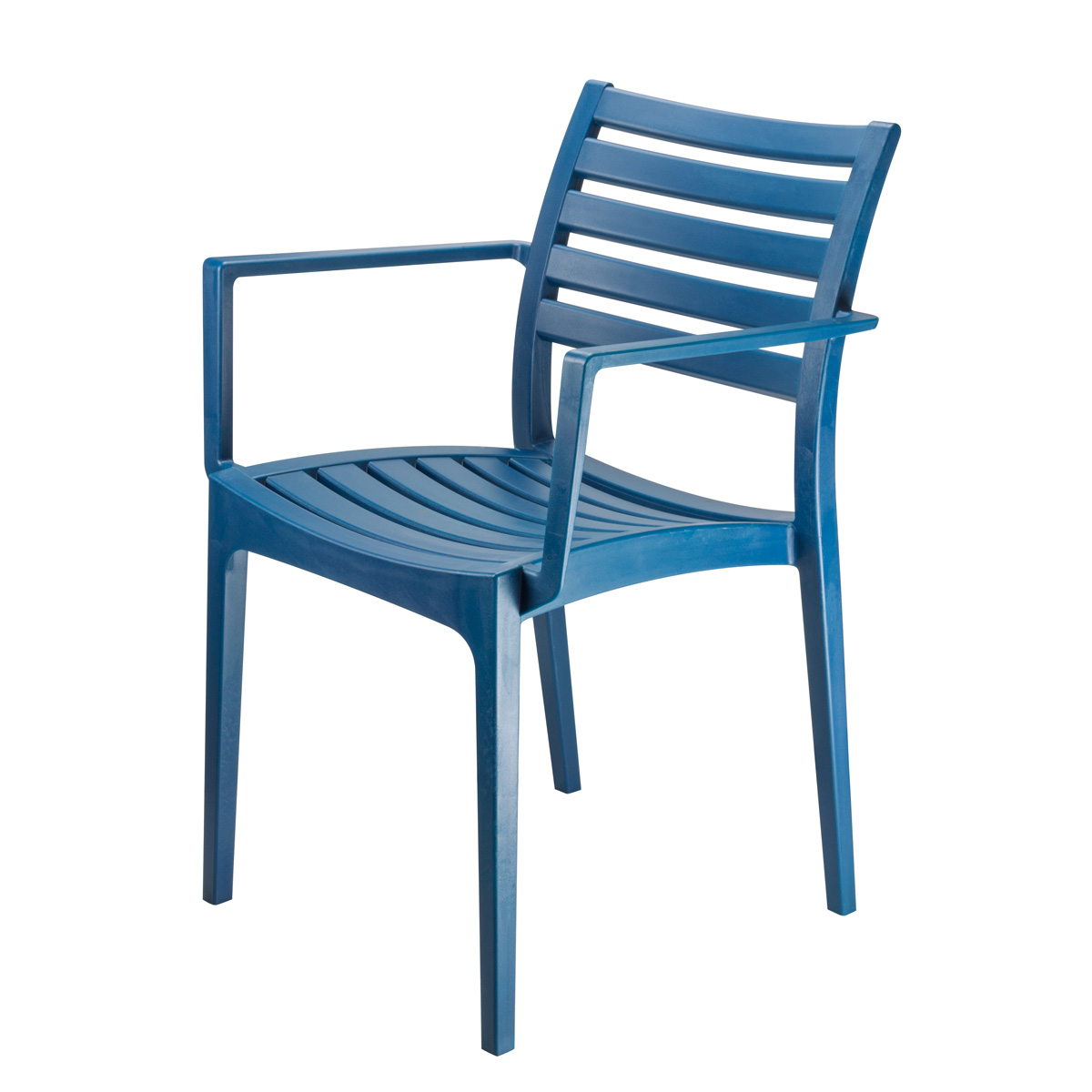 sedie moderno per mare o giardino finitura petrolio