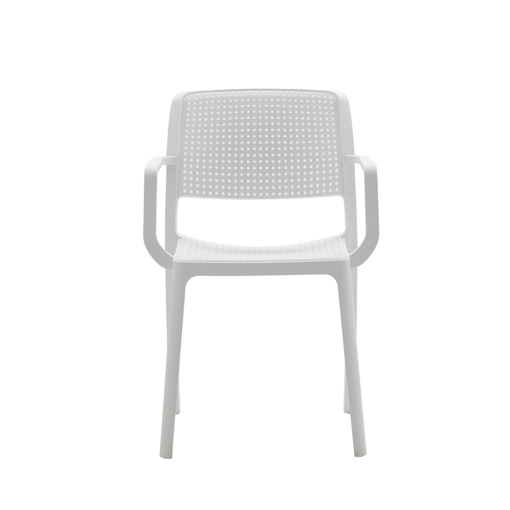 Conveniente Sedia da giardino, colore Bianco