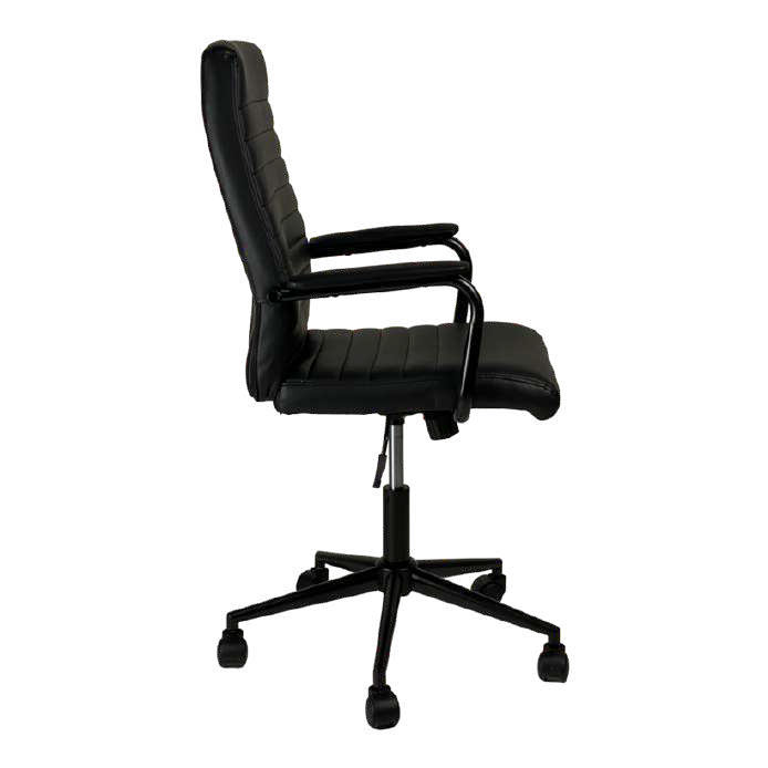 Poltrona da ufficio moderna, semi-direzionale colore  Nero