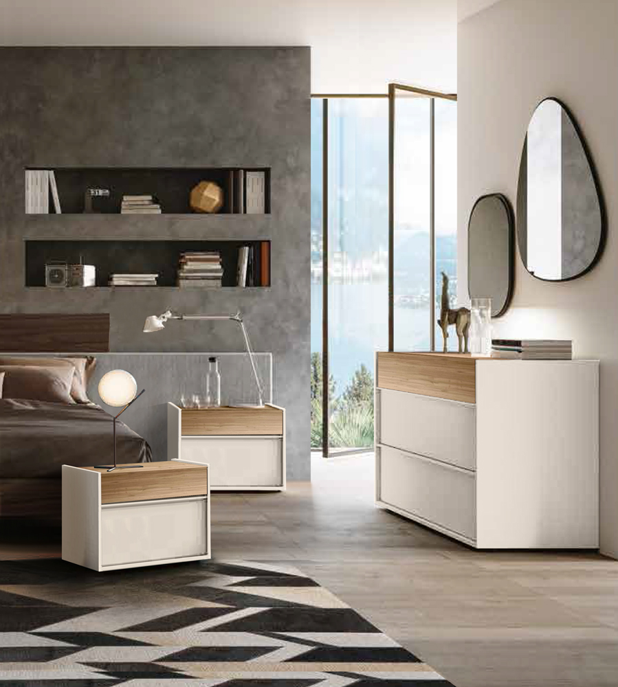 Set moderno Bali completo Orzo e Noce biondo