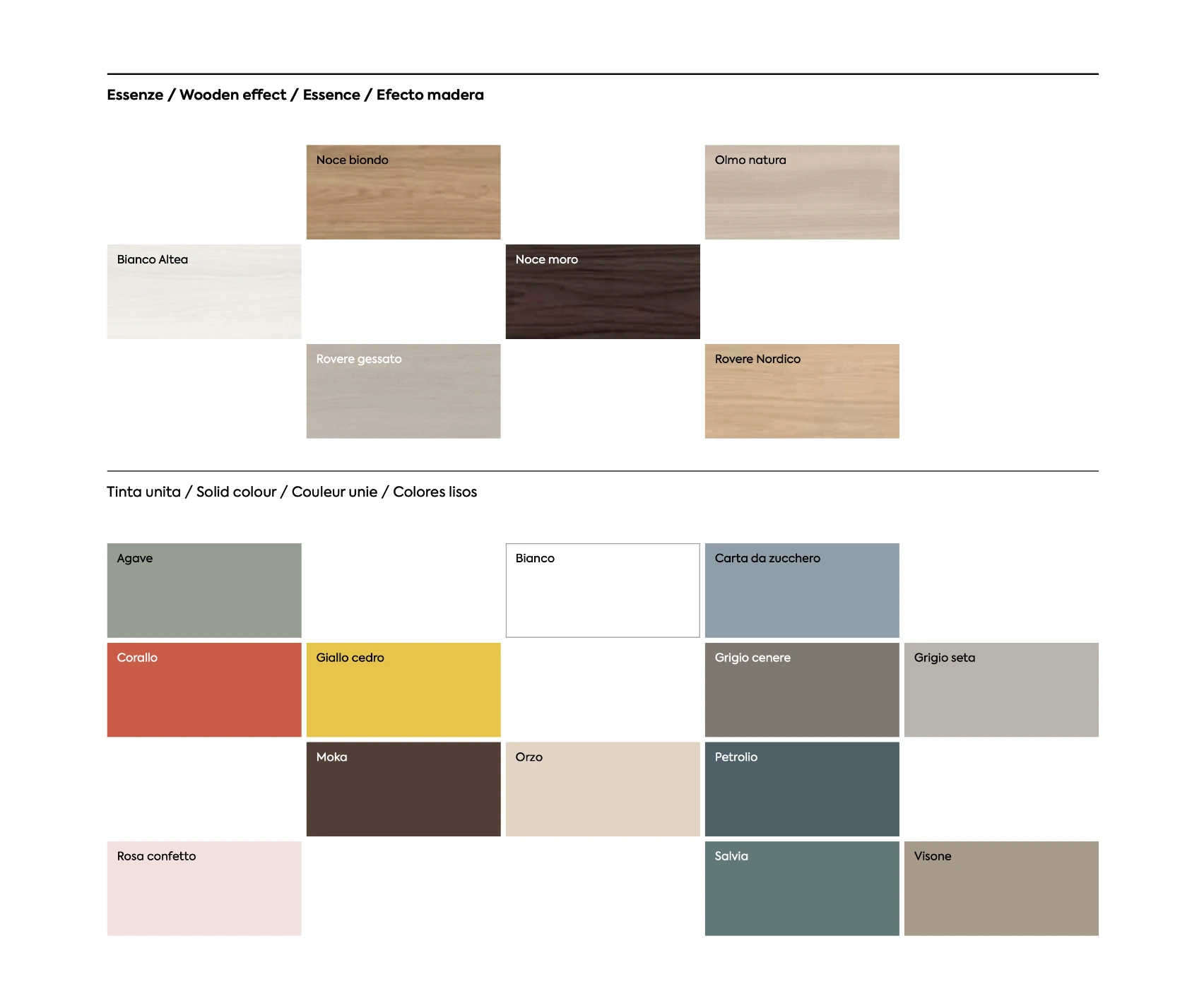 settimino visone e legno
