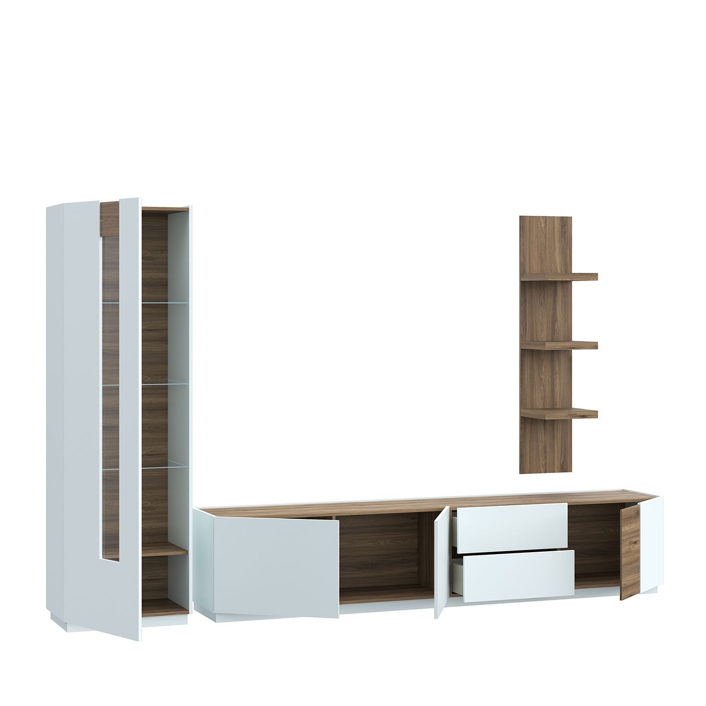 Parete attrezzata moderna in sconto