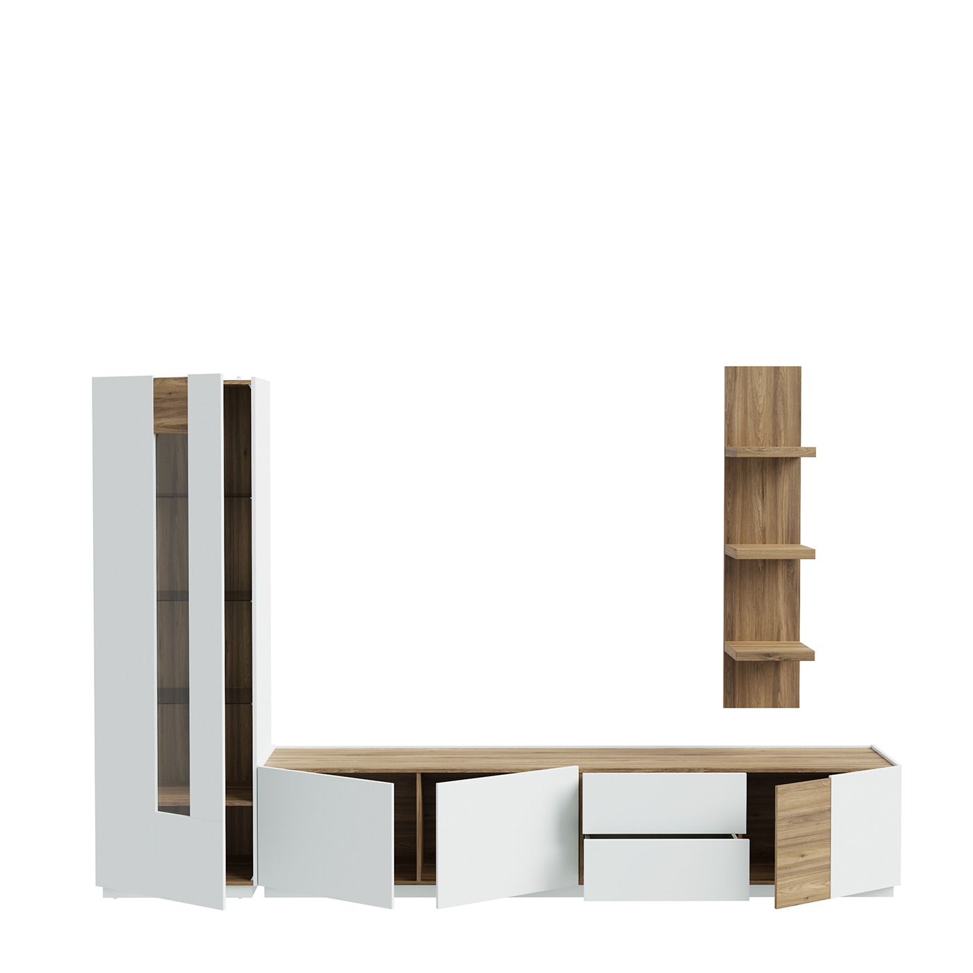 Parete attrezzata moderna in sconto