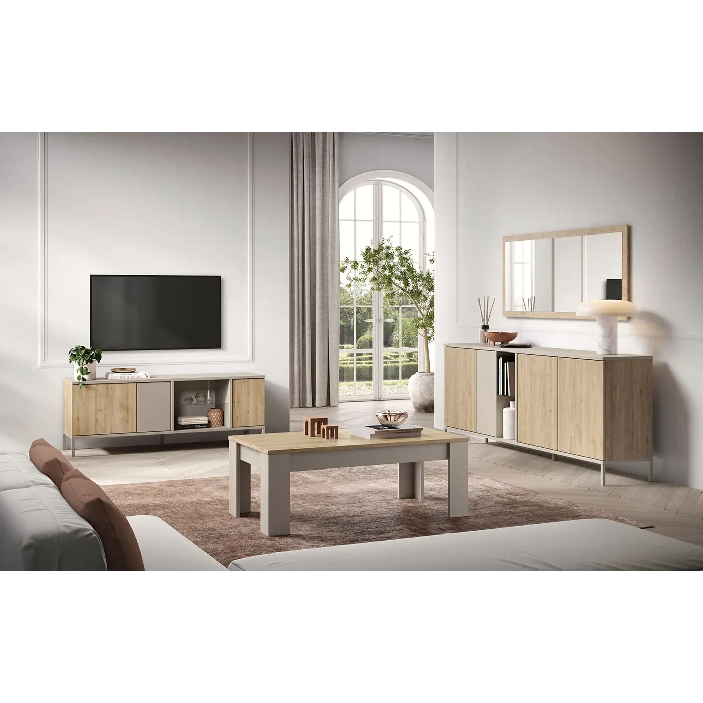 credenza 4 porte moderna