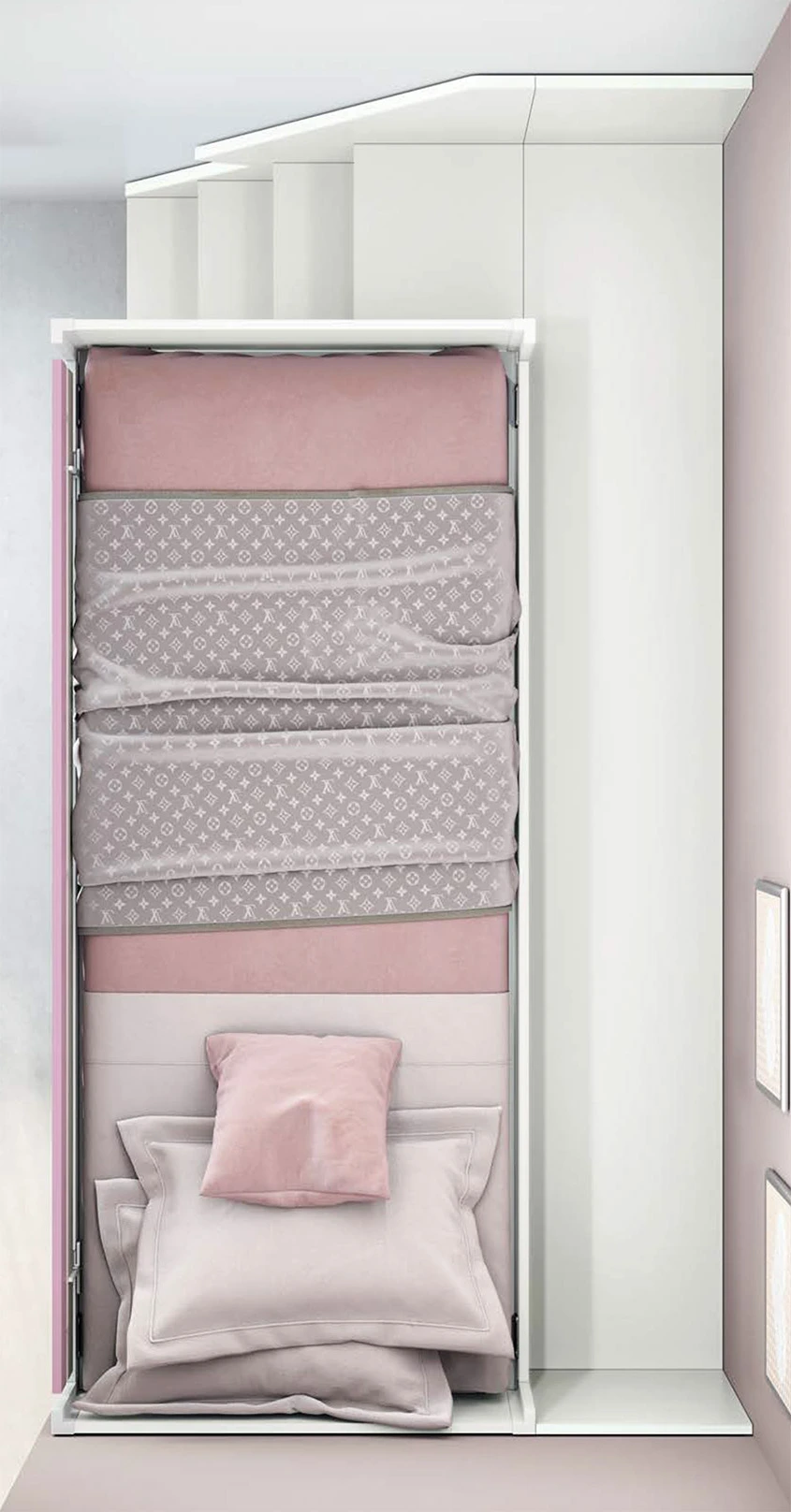 soppalco con armadiatura