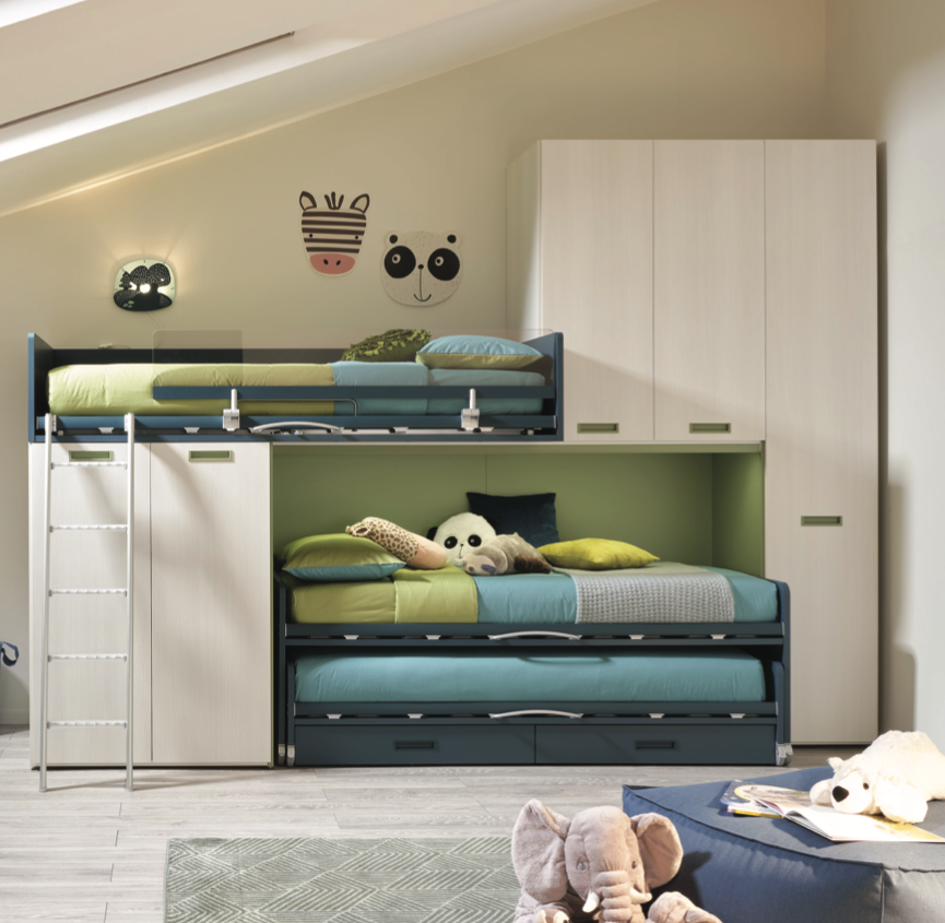 Soppalco per camerette Moretti Compact KC509